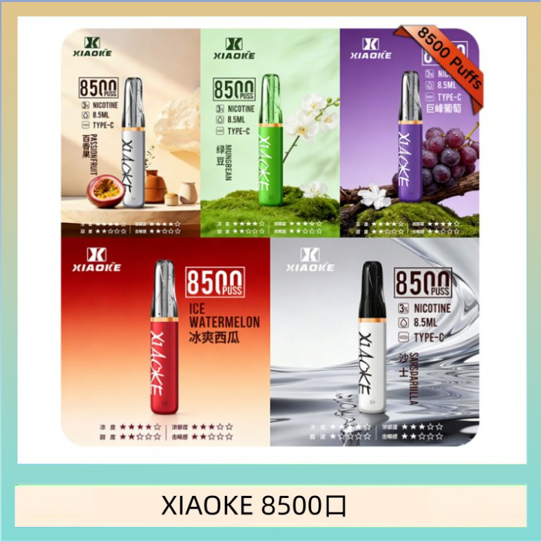 梟客XIAOKE一次性電子菸拋棄式8500口